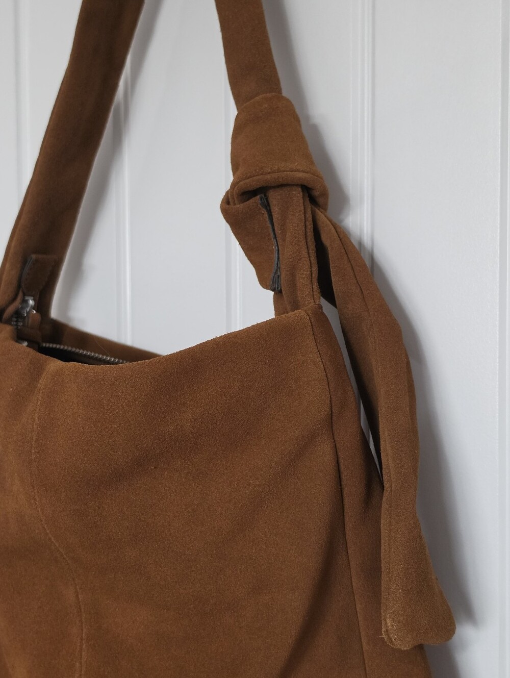 J. Jill Brown Suede Hobo Bag